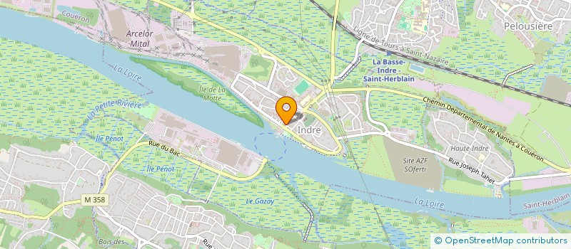 localisation de l'entreprise LMP  INDRE