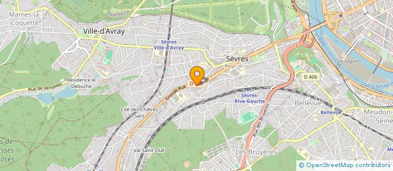 localisation de l'entreprise LMP CANDELON à SEVRES
