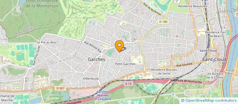 localisation de l'entreprise LMP CHIAPPORE EMILIEN & ANNE-CATHERINE à GARCHES