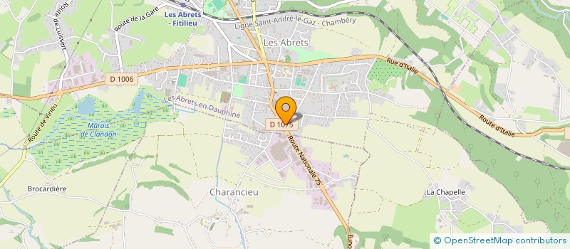 localisation de l'entreprise LMP CMI à LES ABRETS-EN-DAUPHINE