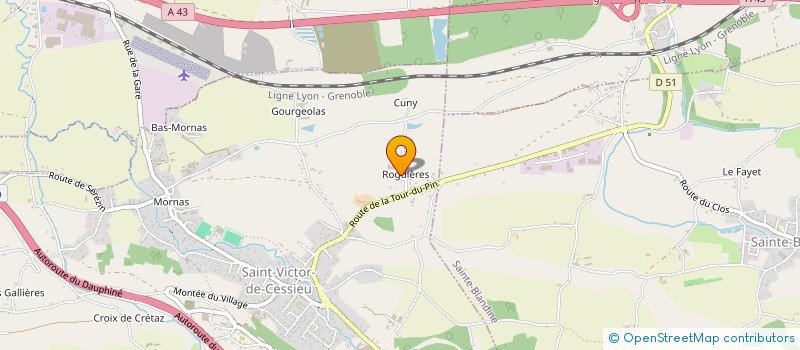 localisation de l'entreprise LMP-CONSTRUCTIONS  SAINT-VICTOR-DE-CESSIEU