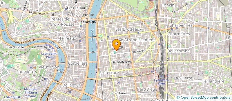 localisation de l'entreprise LMP DIFFUSION  LYON