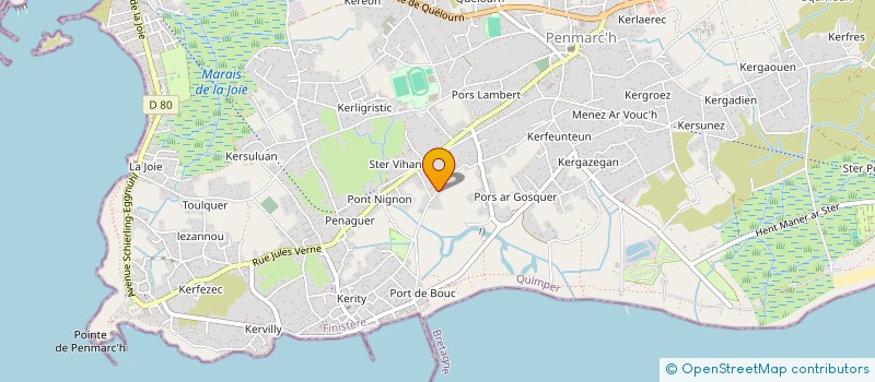 localisation de l'entreprise LMP FURIC GABRIEL à PENMARCH