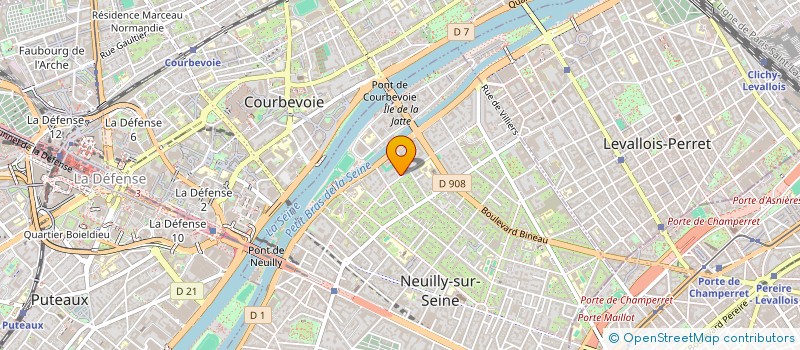 localisation de l'entreprise LMP GUITTAT PG à NEUILLY-SUR-SEINE