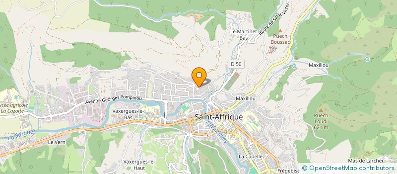 localisation de l'entreprise LMP IMMOBILIER  ST-AFFRIQUE