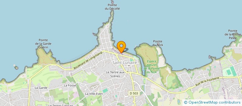 localisation de l'entreprise LMP LEBLANC-BARRIAC  SAINT-LUNAIRE