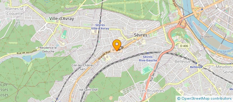 localisation de l'entreprise LMP LOUAIL à SEVRES