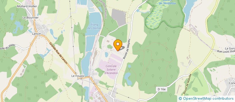 localisation de l'entreprise LMP TP  ARANDON-PASSINS