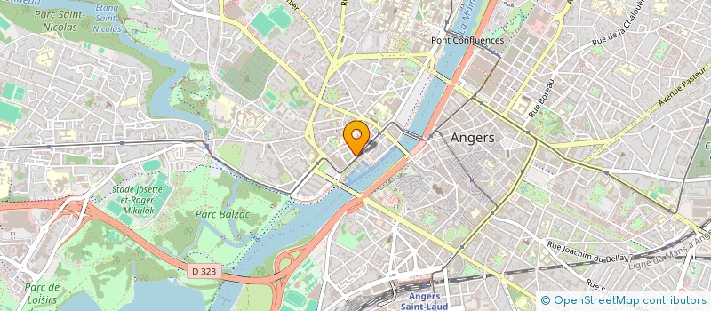 localisation de l'entreprise LMP TRANGOSI à ANGERS