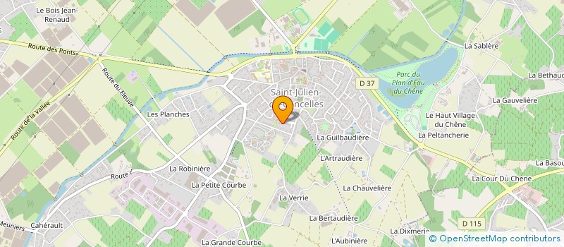 localisation de l'entreprise LMP TRANSPORT à SAINT-JULIEN-DE-CONCELLES