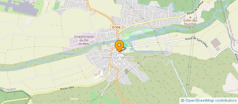 localisation de l'entreprise LMP VINON SERVICES à VINON-SUR-VERDON