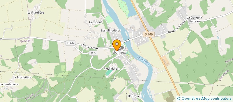 localisation de l'entreprise LMP2 MAILLET - DESMAZEAU à BONNES