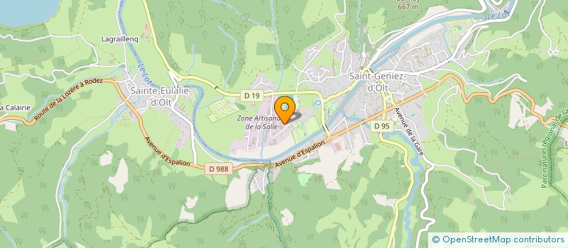 localisation de l'entreprise LMP97  SAINT GENIEZ D'OLT ET D'AUBRAC