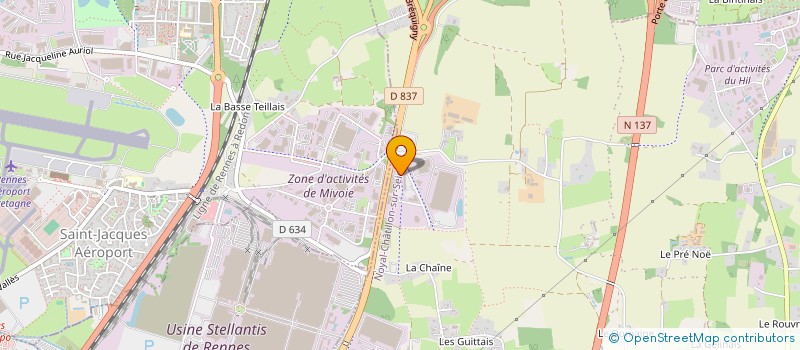localisation de l'entreprise LMPA  RENNES