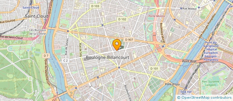 localisation de l'entreprise LMPB à BOULOGNE-BILLANCOURT