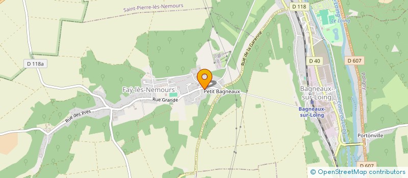 localisation de l'entreprise LMPC  FAY-LES-NEMOURS