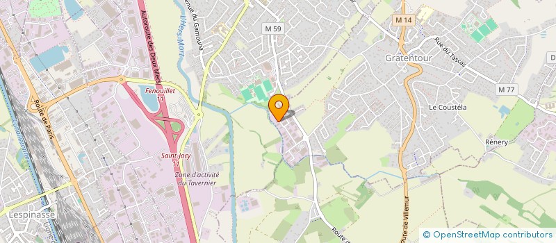 localisation de l'entreprise LMPC  GRATENTOUR