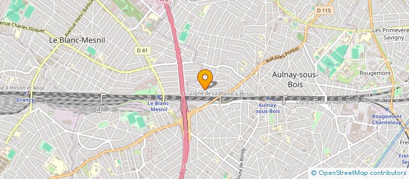localisation de l'entreprise LMPC ASCENSEUR à AULNAY-SOUS-BOIS