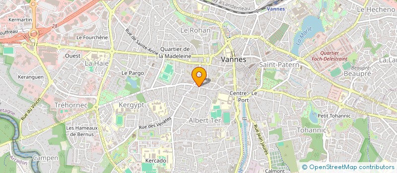 localisation de l'entreprise LMPEH INVEST à VANNES