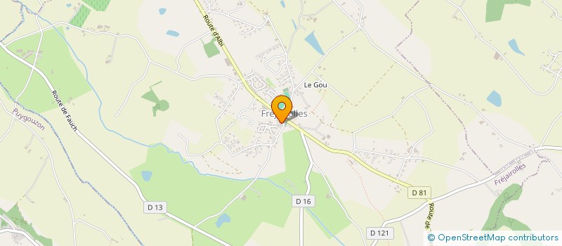 localisation de l'entreprise LMPG  FREJAIROLLES