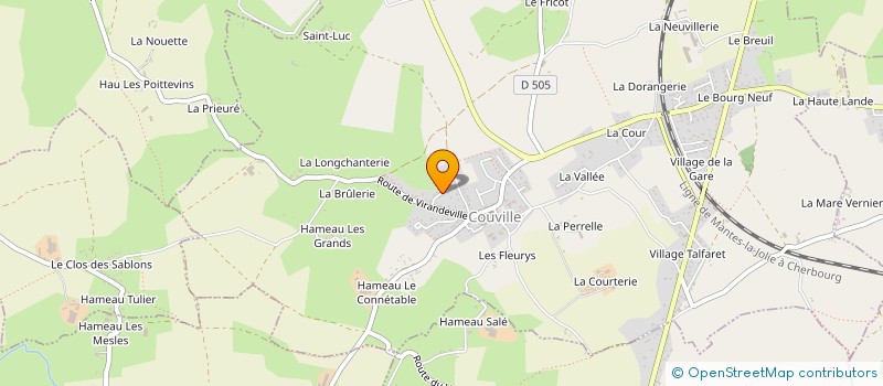 localisation de l'entreprise LMPG  TEURTHEVILLE-HAGUE