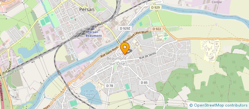 localisation de l'entreprise LMPMA  BEAUMONT-SUR-OISE