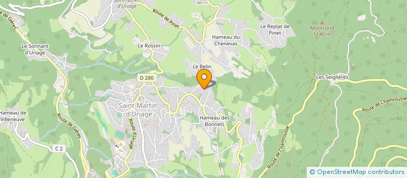 localisation de l'entreprise LMR  SAINT-MARTIN-D'URIAGE