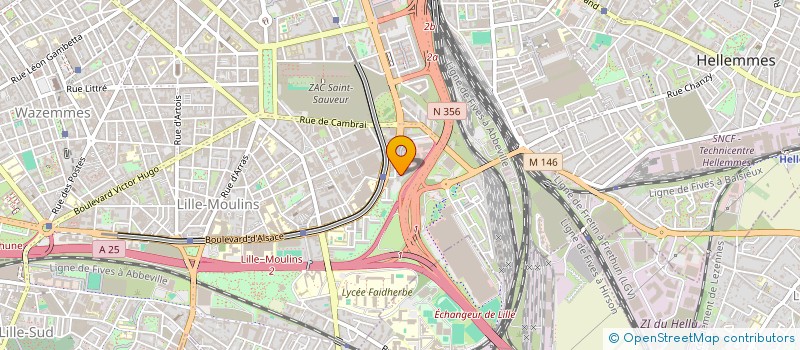 localisation de l'entreprise LMR à LILLE