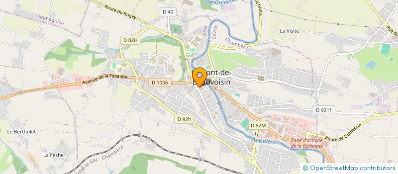 localisation de l'entreprise LMR CONSEIL  LE PONT-DE-BEAUVOISIN