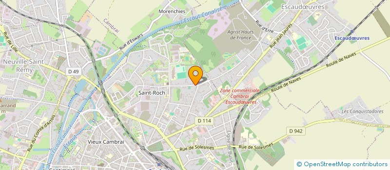 localisation de l'entreprise LMR DENTAL à CAMBRAI