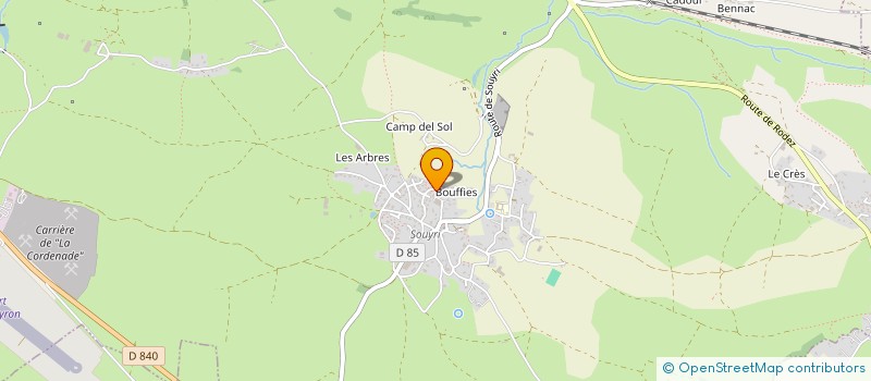 localisation de l'entreprise LMR INDUSTRIES à MONTASTRUC-LA-CONSEILLERE