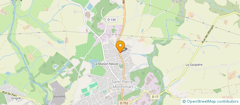 localisation de l'entreprise LMRC  MAUGES-SUR-LOIRE