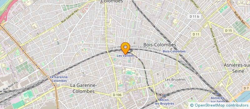 localisation de l'entreprise LMRDK à BOIS-COLOMBES