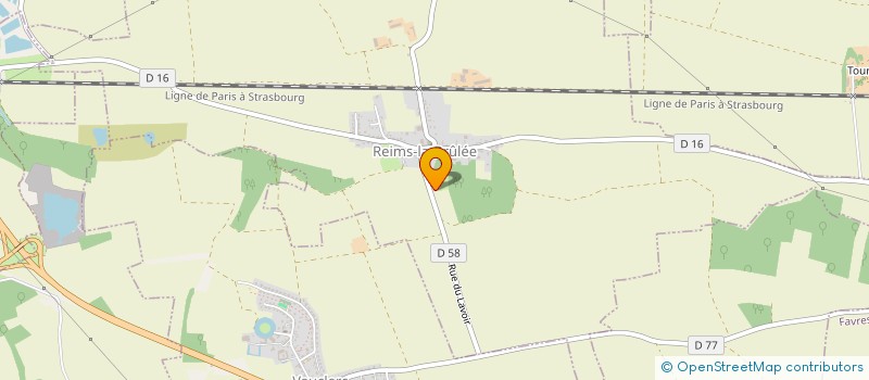 localisation de l'entreprise LMRE  REIMS-LA-BRULEE