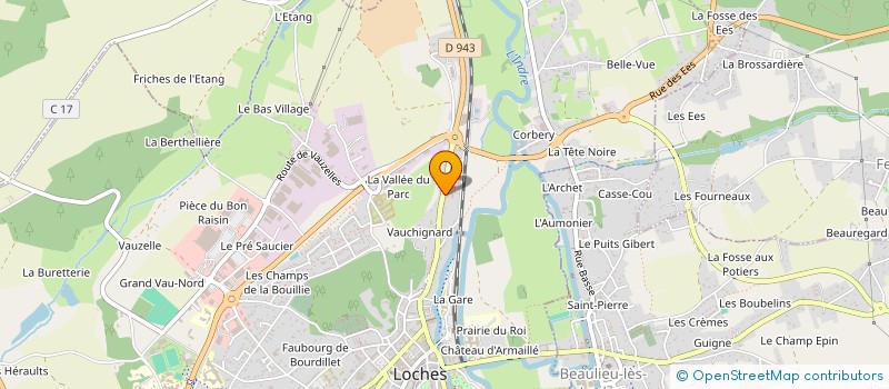 localisation de l'entreprise LMRF  LOCHES