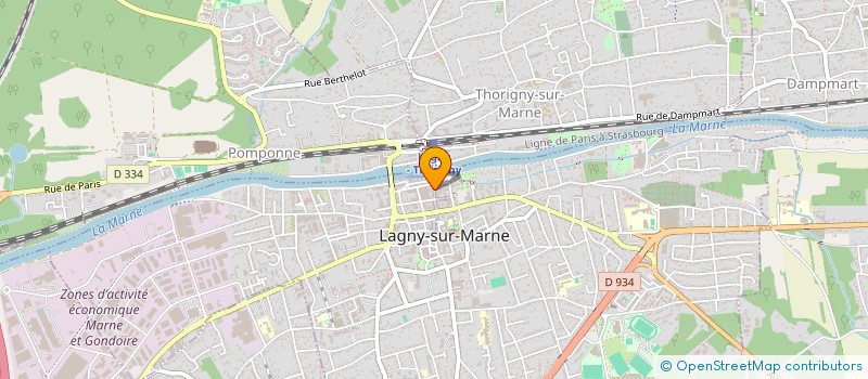 localisation de l'entreprise LMRM  LAGNY-SUR-MARNE