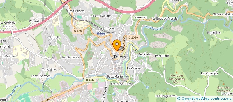 localisation de l'entreprise LMRS  THIERS