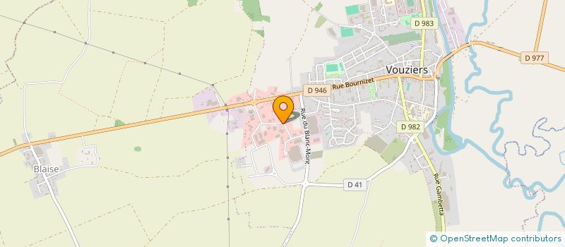 localisation de l'entreprise LMS  VOUZIERS