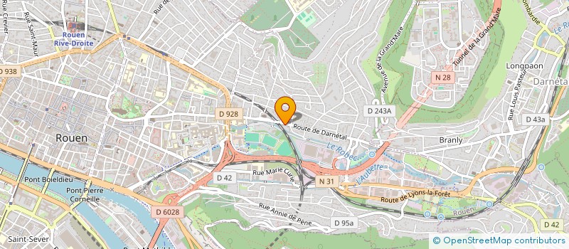 localisation de l'entreprise LMS à ROUEN