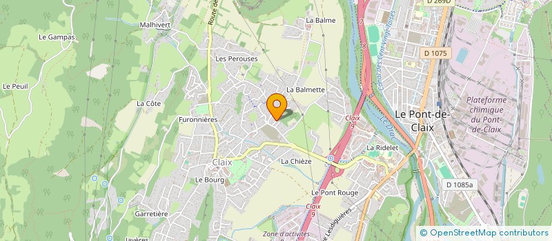 localisation de l'entreprise LMS  CLAIX