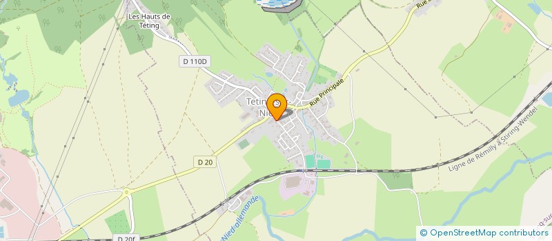 localisation de l'entreprise LMS  TETING-SUR-NIED