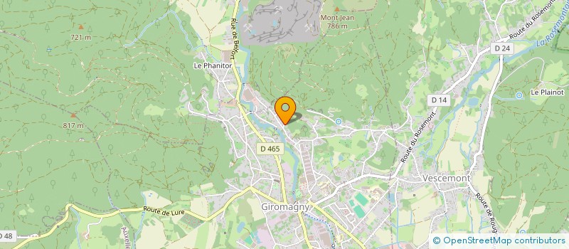 localisation de l'entreprise LMS à GIROMAGNY