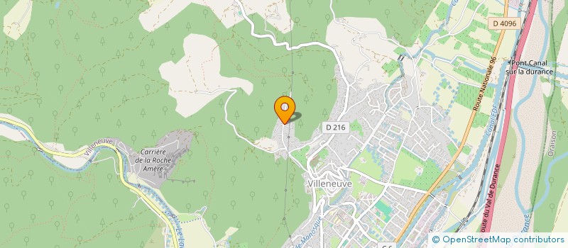 localisation de l'entreprise LMS  VILLENEUVE