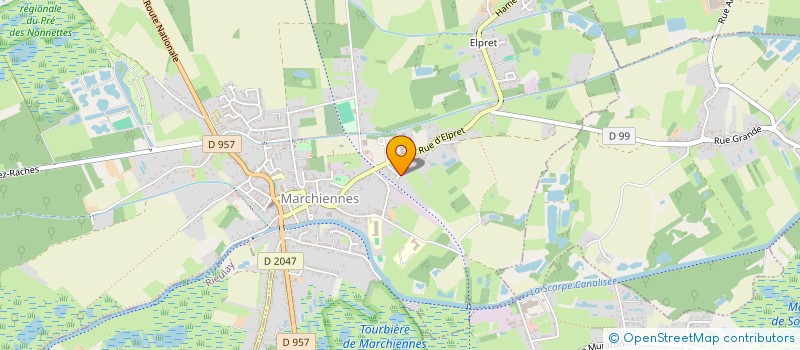 localisation de l'entreprise LMS à MARCHIENNES