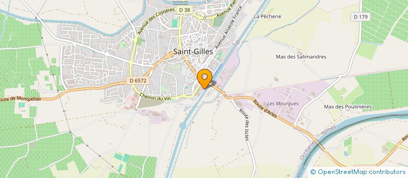 localisation de l'entreprise LMS - BP MENUISERIE & AGENCEMENTS  SAINT-GILLES