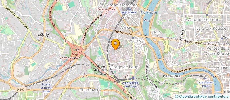 localisation de l'entreprise LMS CARS  CHARVIEU-CHAVAGNEUX