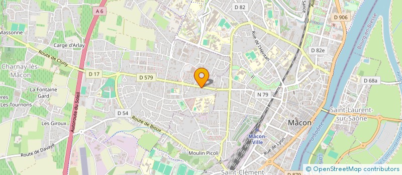 localisation de l'entreprise LMS CONCEPT à CHARNAY-LES-MACON