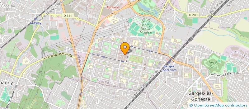 localisation de l'entreprise LMS CONSEIL  SARCELLES