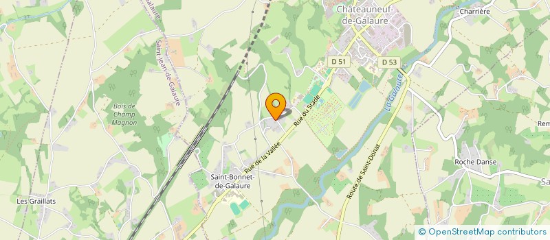 localisation de l'entreprise LMS CONSEILS & FINANCES  CHATEAUNEUF-DE-GALAURE