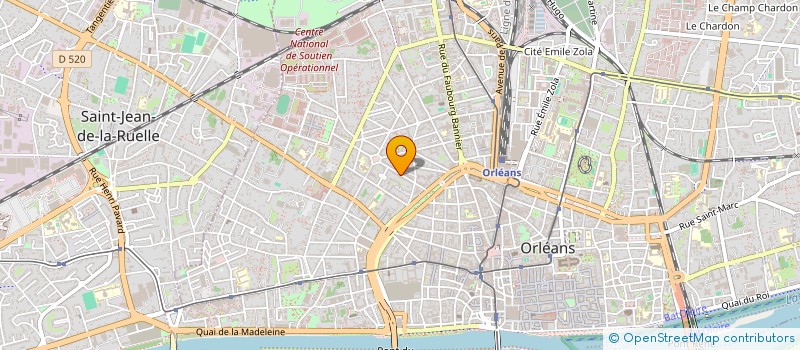 localisation de l'entreprise LMS-CT à ORLEANS